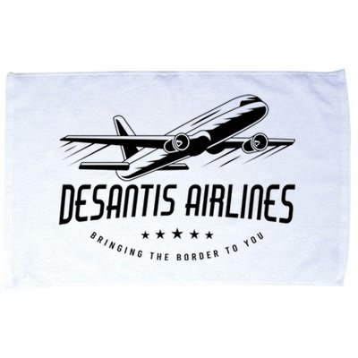 DeSantis Airlines Shirt, Bringing The Border To You Microfiber Hand Towel