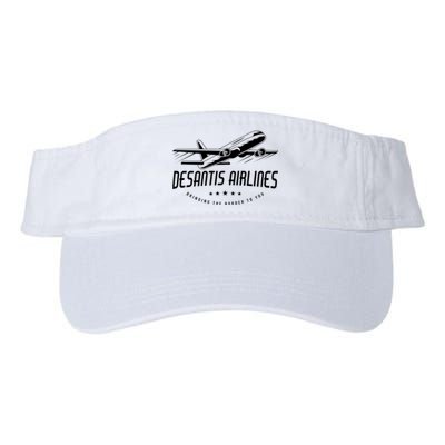 DeSantis Airlines Shirt, Bringing The Border To You Valucap Bio-Washed Visor