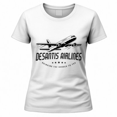 DeSantis Airlines Shirt, Bringing The Border To You Women's T-Shirt