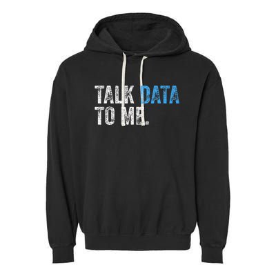 Data Analyst Scientist Statistic Statisticians Data Engineer Garment-Dyed Fleece Hoodie