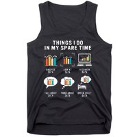 Data Analyst Statistic Scientist Funny Data Engineer Nerd Tank Top