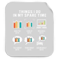 Data Analyst Statistic Scientist Funny Data Engineer Nerd Permanent Decal Sticker