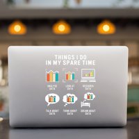 Data Analyst Statistic Scientist Funny Data Engineer Nerd Permanent Decal Sticker