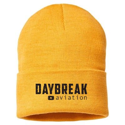 Daybreak Aviation Saving One Plane At A Time Sustainable Knit Beanie