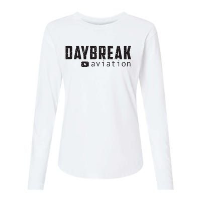 Daybreak Aviation Saving One Plane At A Time Womens Cotton Relaxed Long Sleeve T-Shirt