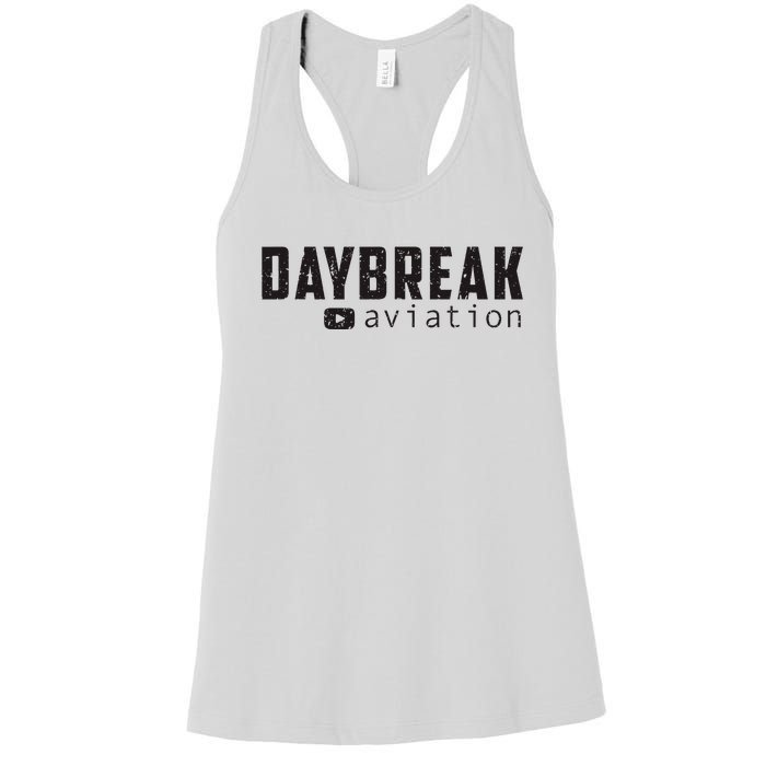 Daybreak Aviation Saving One Plane At A Time Women's Racerback Tank