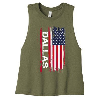 Dallas And S Gift Women's Racerback Cropped Tank