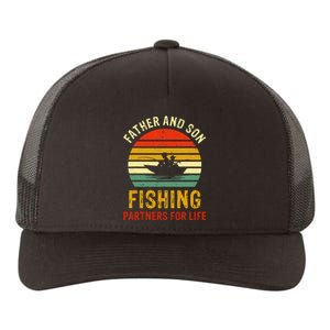 Dad And Son Fishing Partners For Life Yupoong Adult 5-Panel Trucker Hat