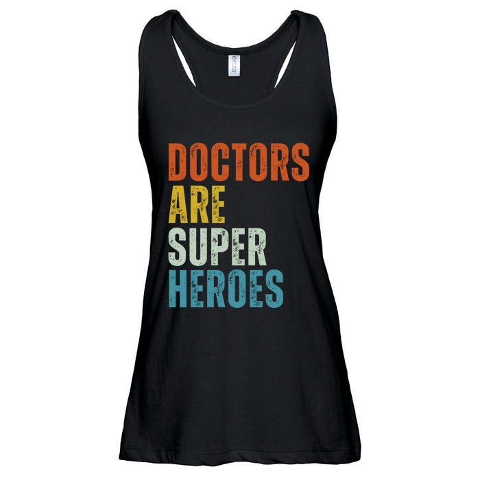 Doctors Are Super Heroes Ladies Essential Flowy Tank