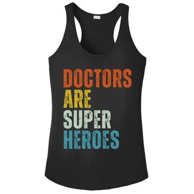 Doctors Are Super Heroes Ladies PosiCharge Competitor Racerback Tank