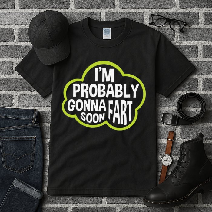 Don't Approach Sarcasm I'm Probably Gonna Fart Soon Funny Tall T-Shirt