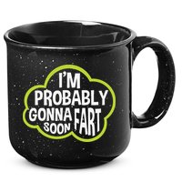 Don't Approach Sarcasm I'm Probably Gonna Fart Soon Funny 15oz Campfire Ceramic Mug