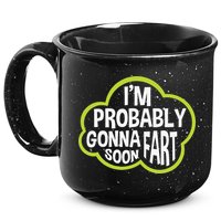 Don't Approach Sarcasm I'm Probably Gonna Fart Soon Funny 15oz Campfire Ceramic Mug