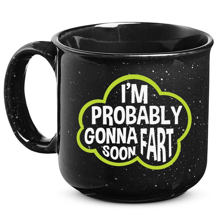 Don't Approach Sarcasm I'm Probably Gonna Fart Soon Funny 15oz Campfire Ceramic Mug