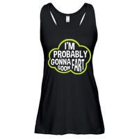 Don't Approach Sarcasm I'm Probably Gonna Fart Soon Funny Ladies Essential Flowy Tank