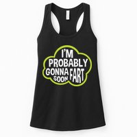 Don't Approach Sarcasm I'm Probably Gonna Fart Soon Funny Womens Tank Top