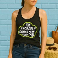 Don't Approach Sarcasm I'm Probably Gonna Fart Soon Funny Womens Tank Top