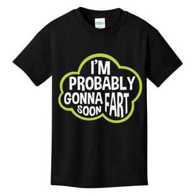 Don't Approach Sarcasm I'm Probably Gonna Fart Soon Funny Kids T-Shirt