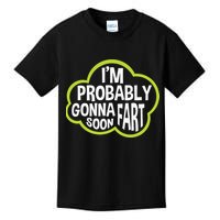 Don't Approach Sarcasm I'm Probably Gonna Fart Soon Funny Kids T-Shirt