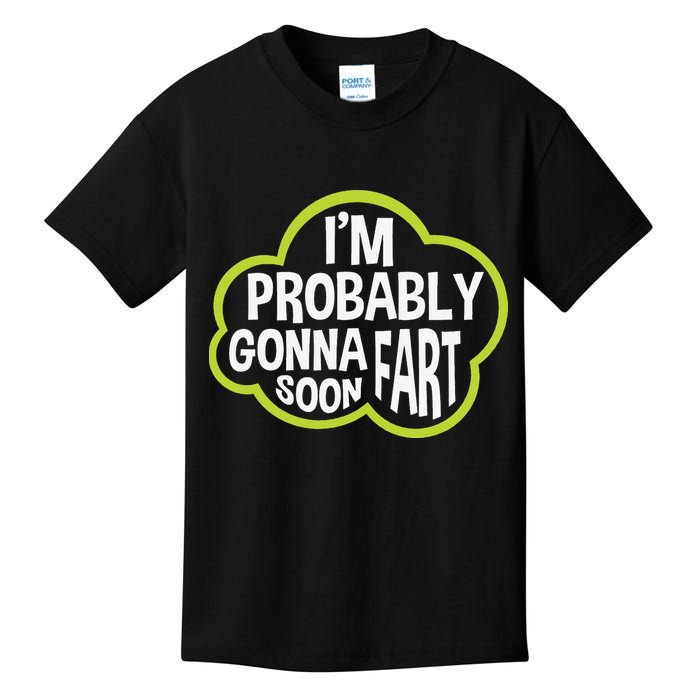 Don't Approach Sarcasm I'm Probably Gonna Fart Soon Funny Kids T-Shirt