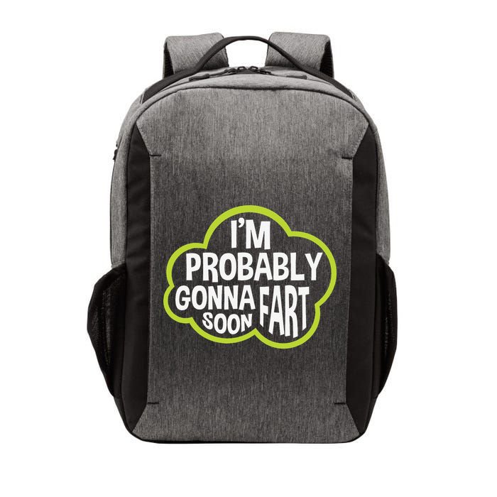 Don't Approach Sarcasm I'm Probably Gonna Fart Soon Funny Vector Backpack