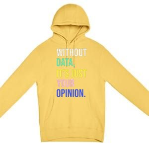 Data Analyst Statistics Statistician Funny Data Engineer Premium Pullover Hoodie