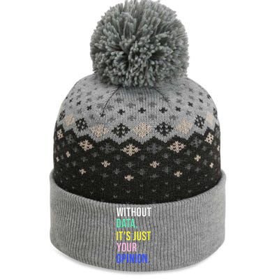 Data Analyst Statistics Statistician Funny Data Engineer The Baniff Cuffed Pom Beanie