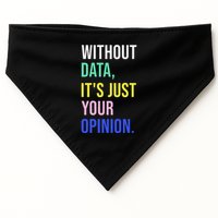 Data Analyst Statistics Statistician Funny Data Engineer USA-Made Doggie Bandana