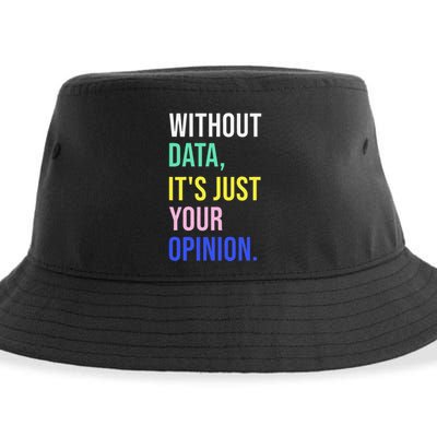 Data Analyst Statistics Statistician Funny Data Engineer Sustainable Bucket Hat