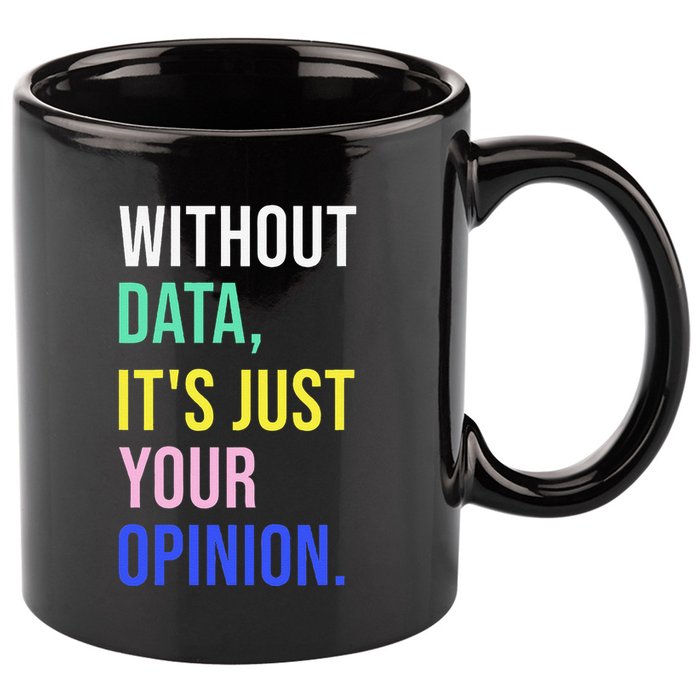 Data Analyst Statistics Statistician Funny Data Engineer 11oz C Handle Ceramic Mug