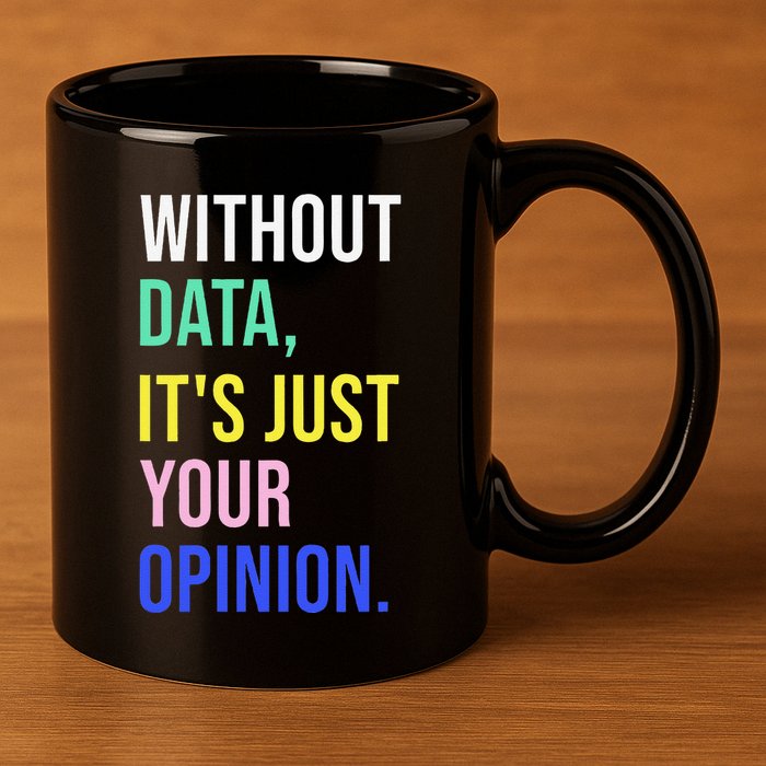 Data Analyst Statistics Statistician Funny Data Engineer 11oz C Handle Ceramic Mug