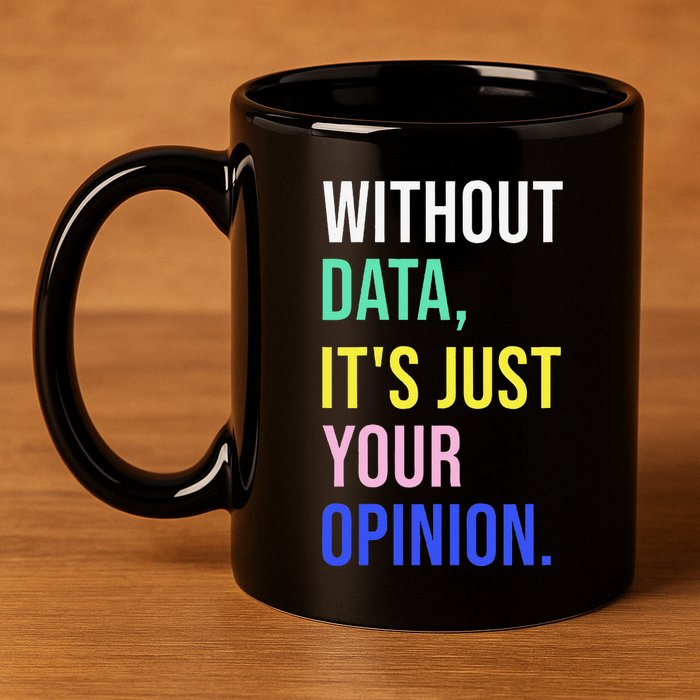 Data Analyst Statistics Statistician Funny Data Engineer 11oz C Handle Ceramic Mug
