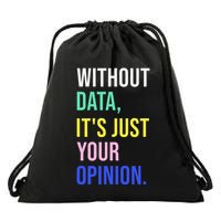 Data Analyst Statistics Statistician Funny Data Engineer Drawstring Bag