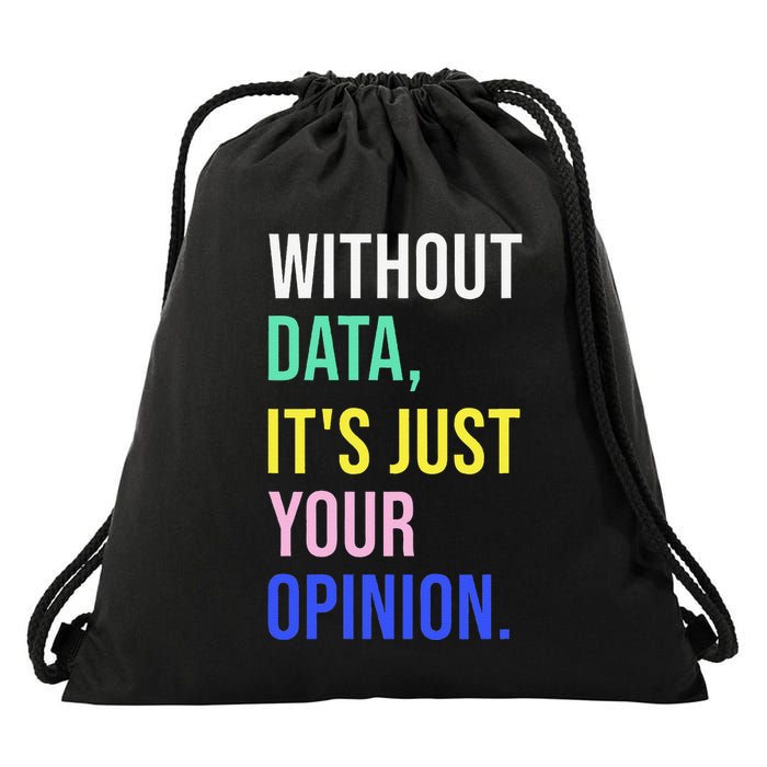 Data Analyst Statistics Statistician Funny Data Engineer Drawstring Bag