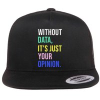 Data Analyst Statistics Statistician Funny Data Engineer Flatbill Hat
