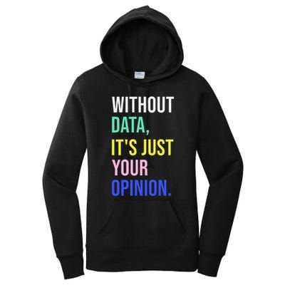 Data Analyst Statistics Statistician Funny Data Engineer Women's Pullover Hoodie