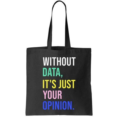 Data Analyst Statistics Statistician Funny Data Engineer Bag