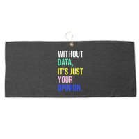 Data Analyst Statistics Statistician Funny Data Engineer Large Microfiber Waffle Golf Towel