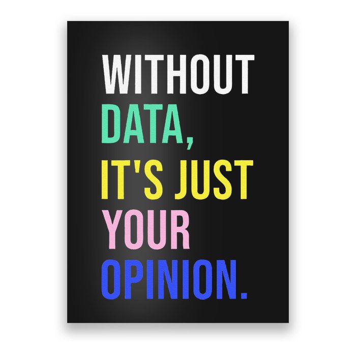 Data Analyst Statistics Statistician Funny Data Engineer Poster