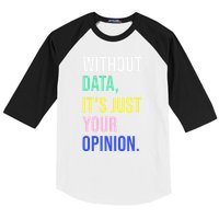 Data Analyst Statistics Statistician Funny Data Engineer Baseball Sleeve Shirt