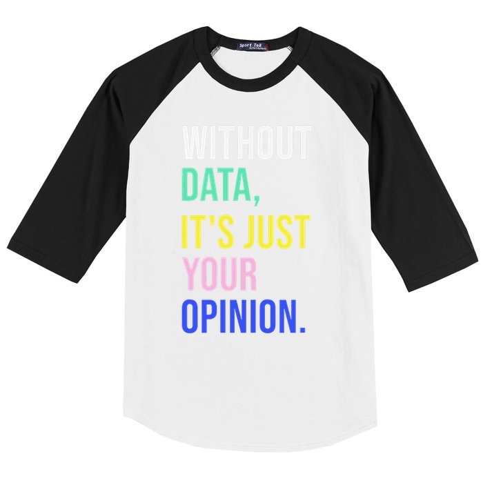 Data Analyst Statistics Statistician Funny Data Engineer Baseball Sleeve Shirt