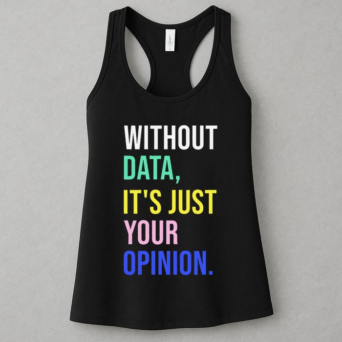 Data Analyst Statistics Statistician Funny Data Engineer Womens Tank Top