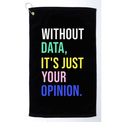 Data Analyst Statistics Statistician Funny Data Engineer Golf Towel