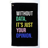 Data Analyst Statistics Statistician Funny Data Engineer Golf Towel