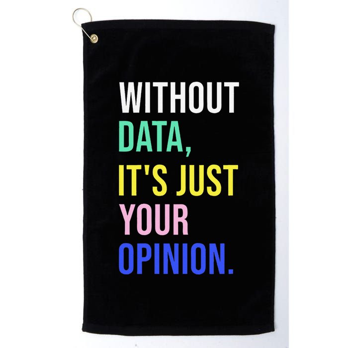 Data Analyst Statistics Statistician Funny Data Engineer Golf Towel
