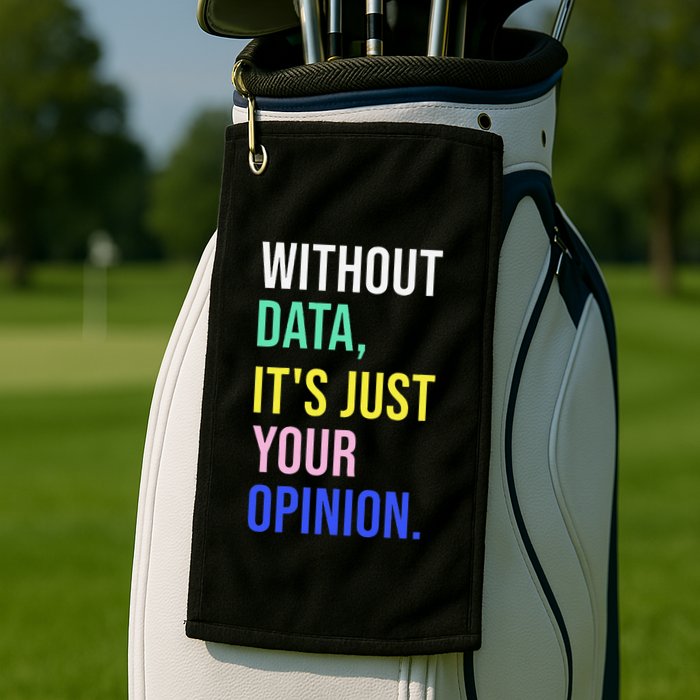 Data Analyst Statistics Statistician Funny Data Engineer Golf Towel