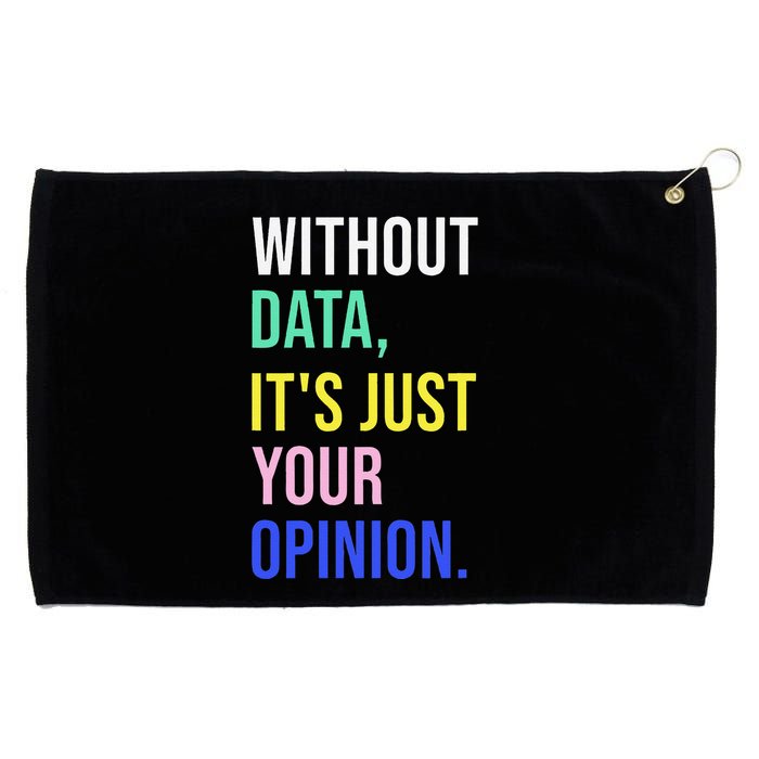 Data Analyst Statistics Statistician Funny Data Engineer Grommeted Golf Towel