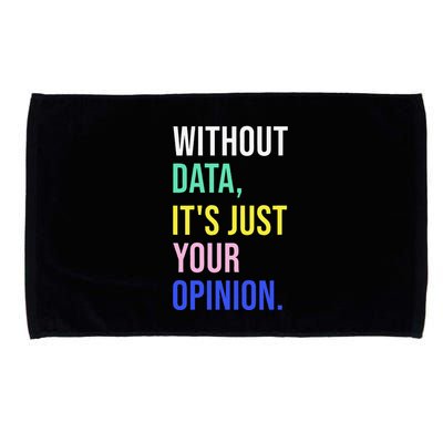 Data Analyst Statistics Statistician Funny Data Engineer Microfiber Hand Towel