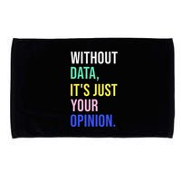 Data Analyst Statistics Statistician Funny Data Engineer Microfiber Hand Towel