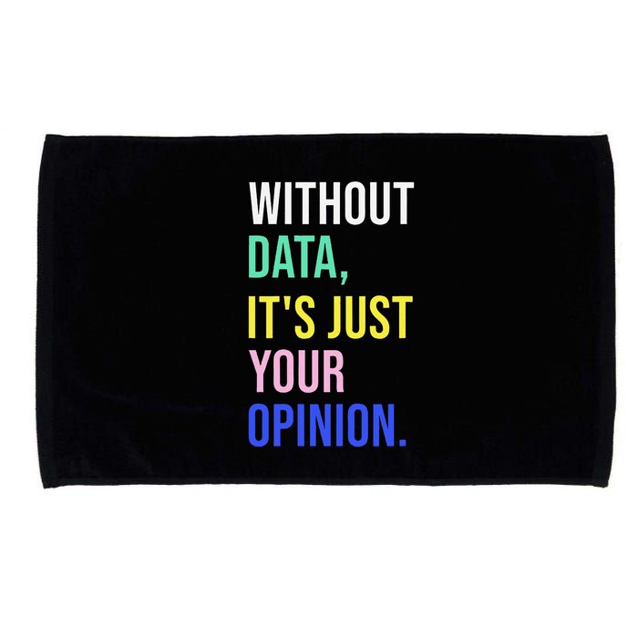 Data Analyst Statistics Statistician Funny Data Engineer Microfiber Hand Towel